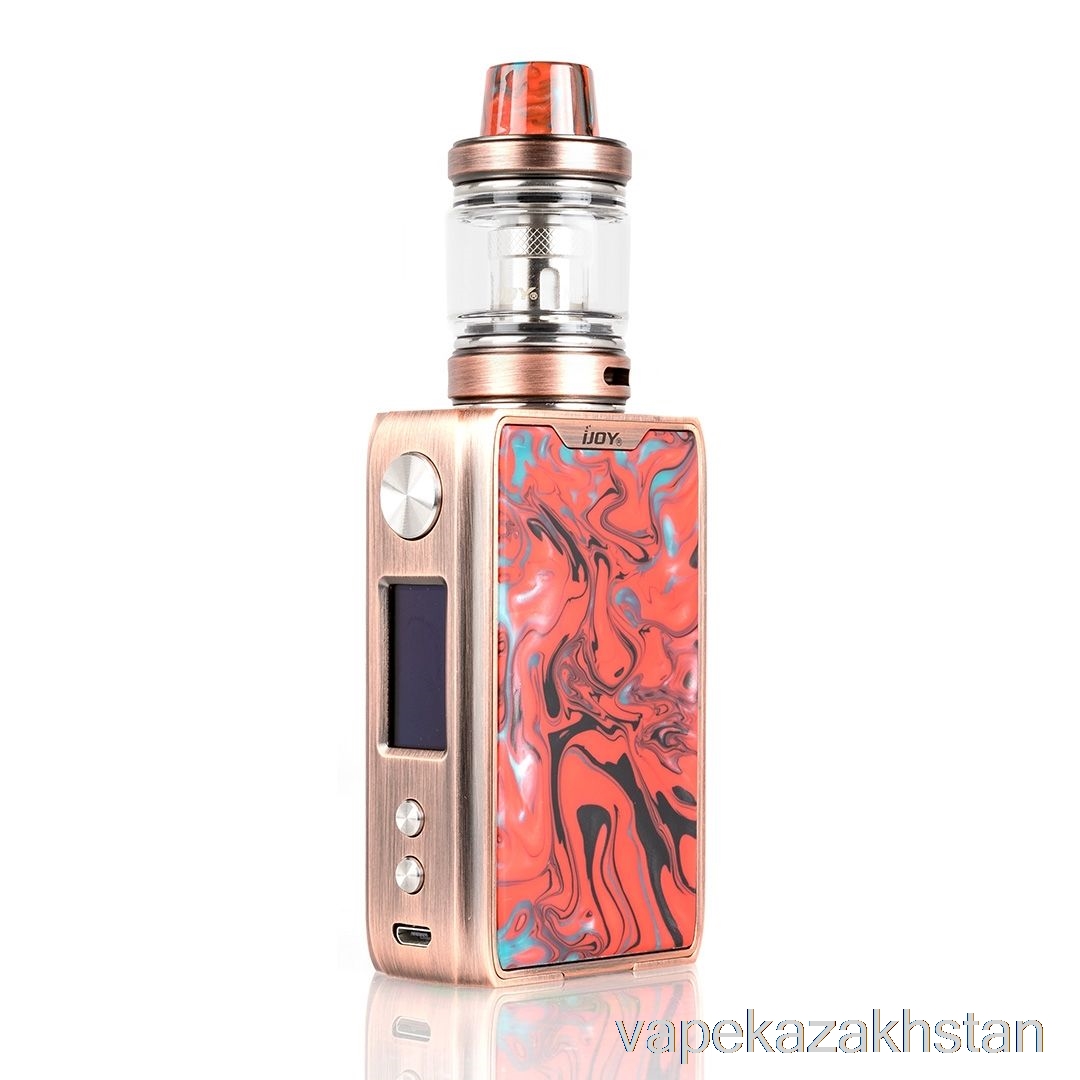 Vape Smoke iJoy SHOGUN JR 126W TC Starter Kit Red Copper Hellfire